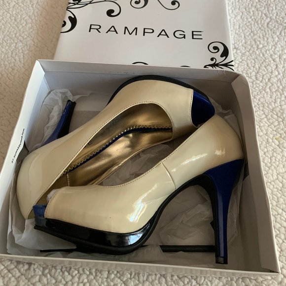 Rampage Peep Toe Heels - Picture 6 of 6